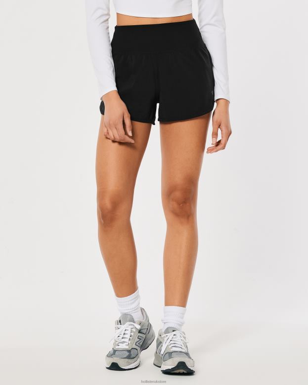 Bottoms Hollister Women Gilly Hicks Active Lined Active Shorts 3\\ 48820548 Black